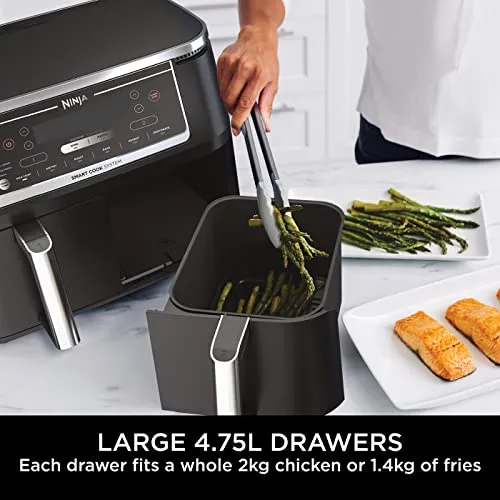 kitchelat Foodi MAX Dual Zone Air Fryer [AF451UK] Smart Cook System