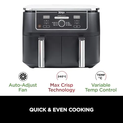 kitchelat Foodi MAX Dual Zone Digital Air Fryer