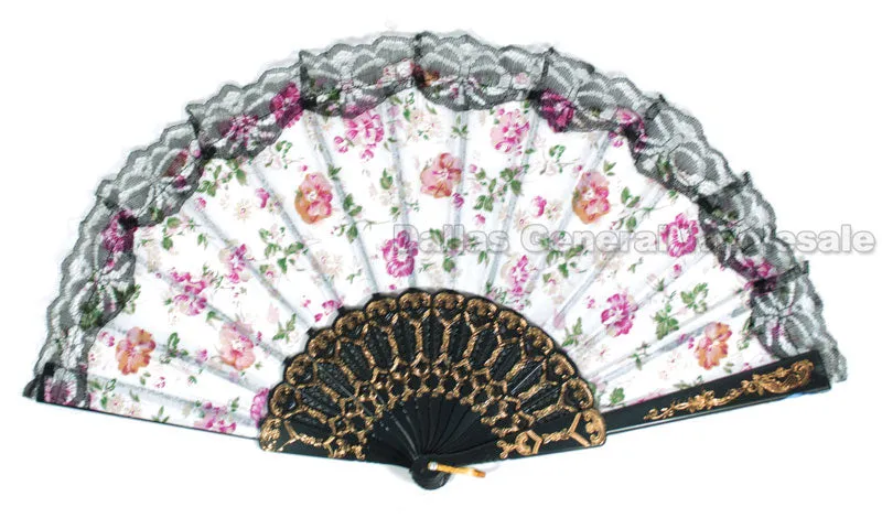 Lace Hand Held Folding Fans Wholesale