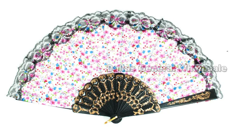 Lace Hand Held Folding Fans Wholesale