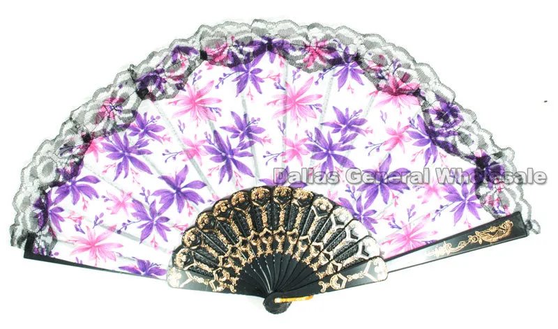 Lace Hand Held Folding Fans Wholesale