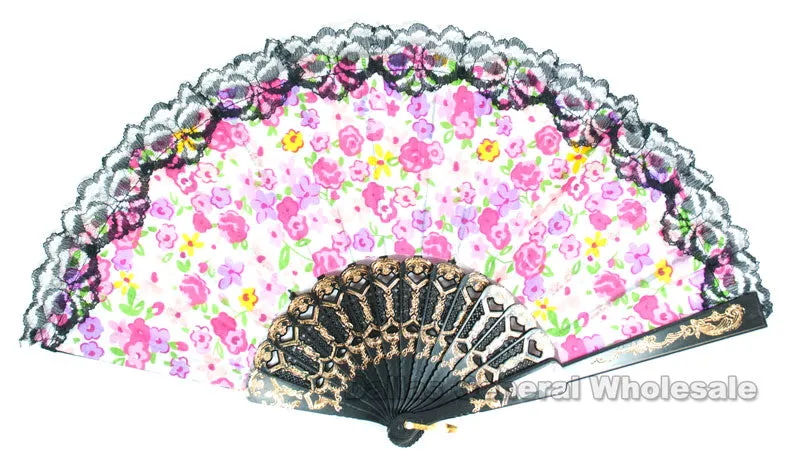 Lace Hand Held Folding Fans Wholesale