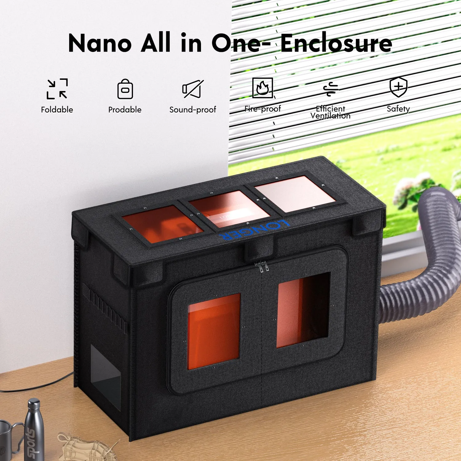 Laser Engraver Enclosure for Longer Nano Series