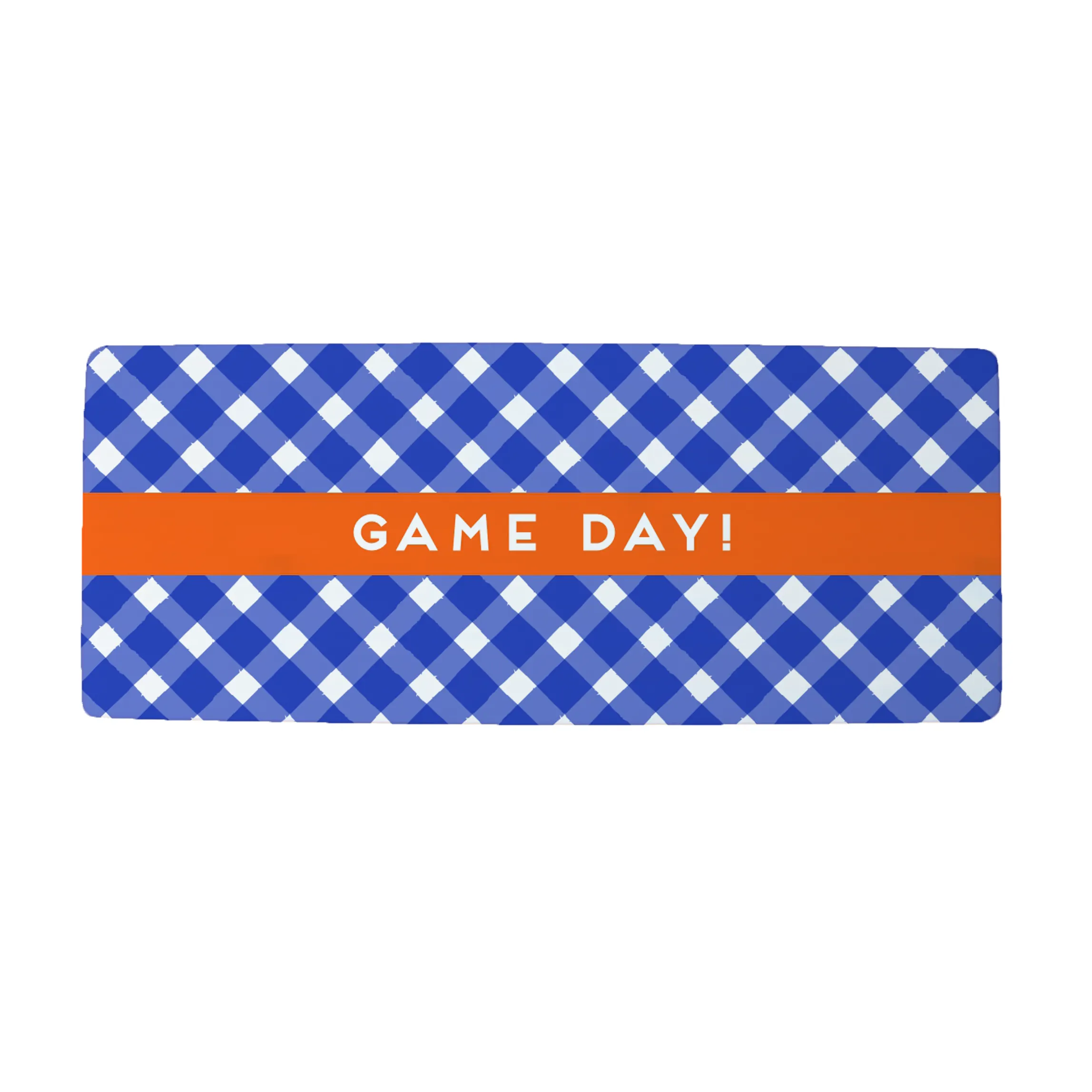 Long Serving Board - Game Day! Royal/Orange