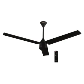 Luker Size Zero Neo BLDC Ceiling Fan With Remote 1200 mm Black