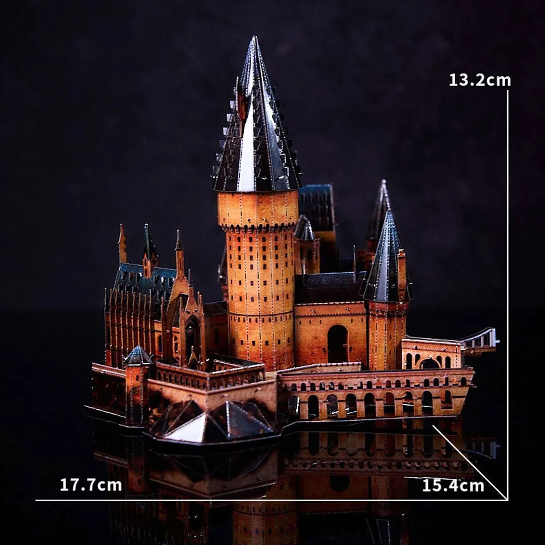 Magic Hogwarts Castle 3D Metal Model Kits