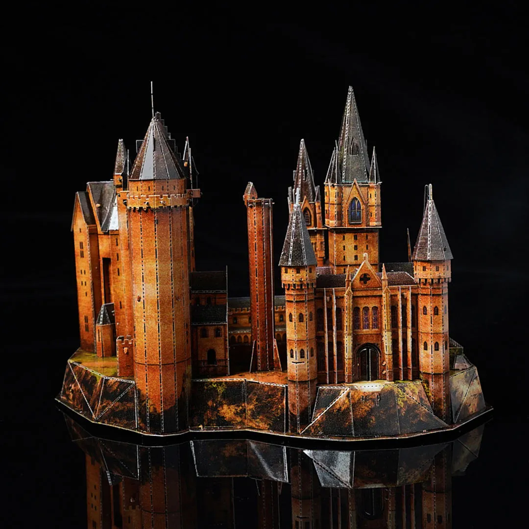 Magic Hogwarts Castle 3D Metal Model Kits