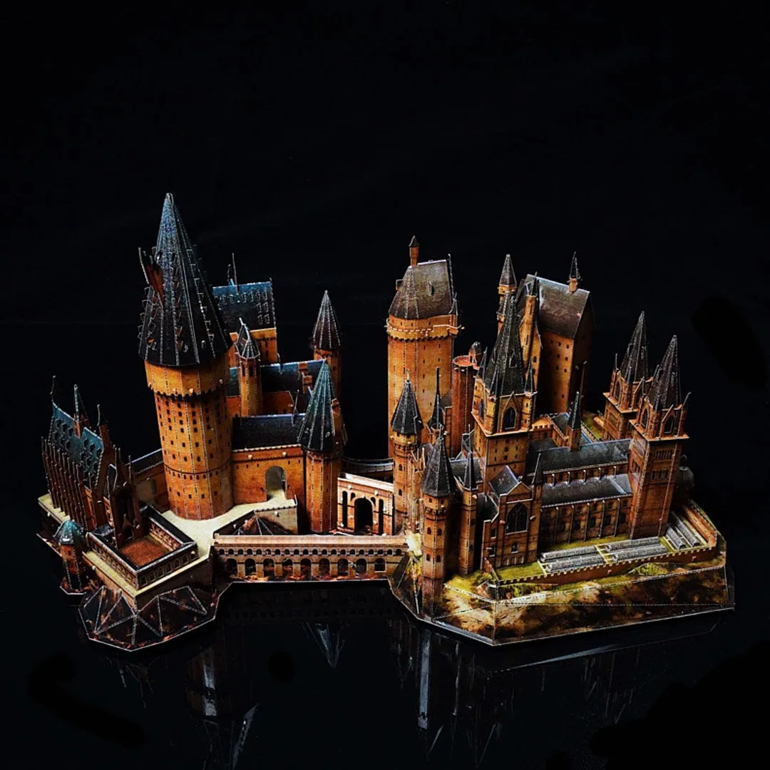 Magic Hogwarts Castle 3D Metal Model Kits