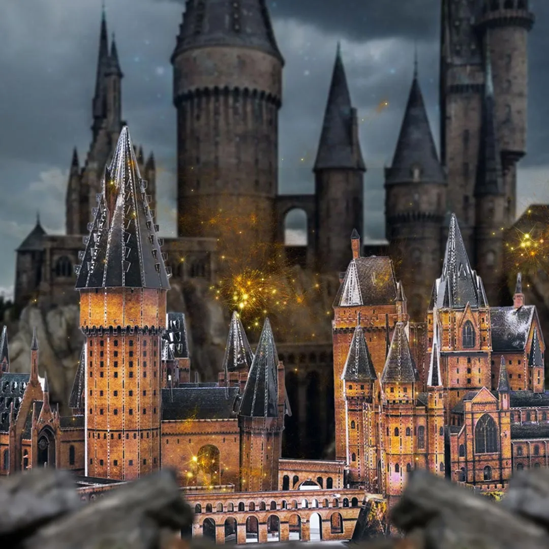 Magic Hogwarts Castle 3D Metal Model Kits