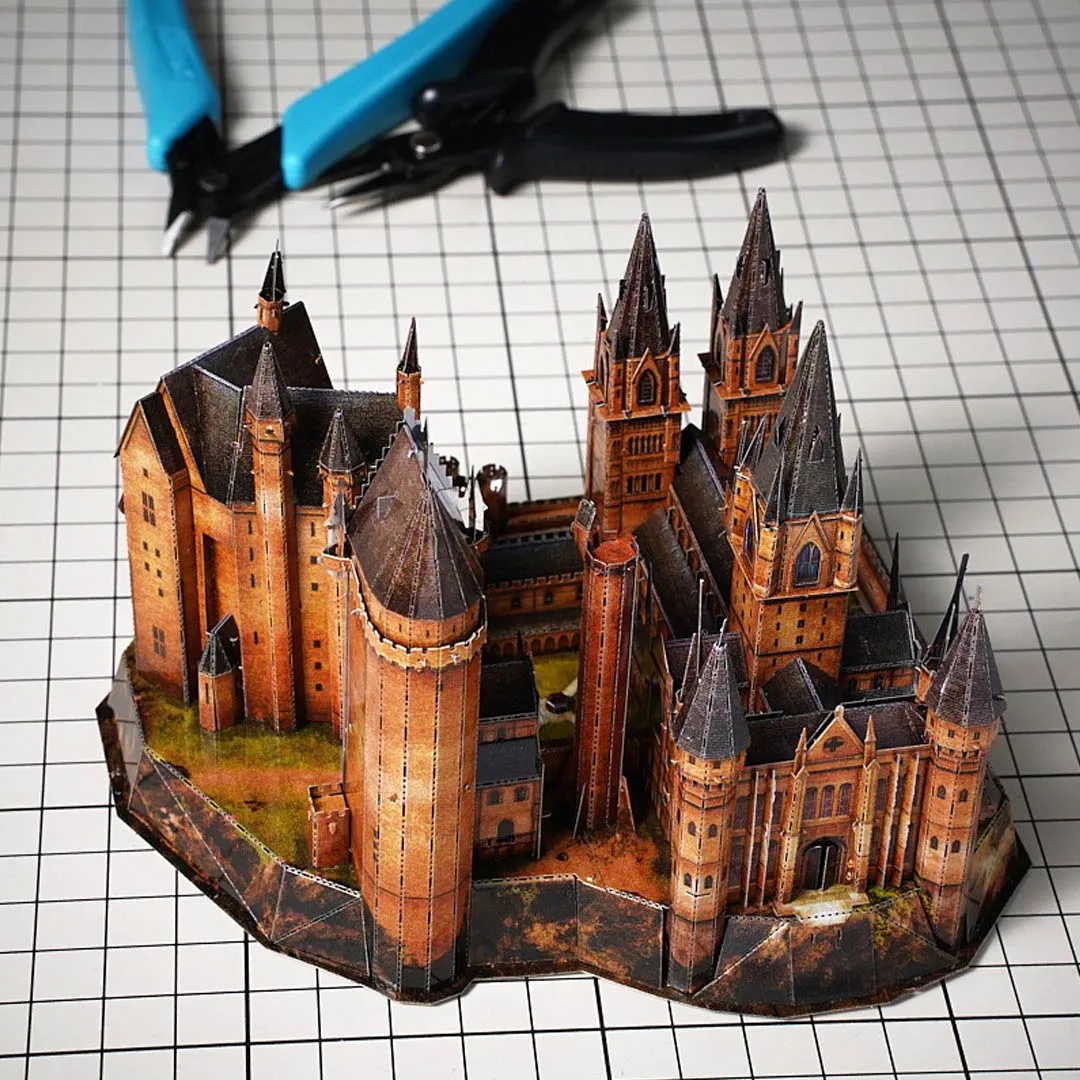 Magic Hogwarts Castle 3D Metal Model Kits