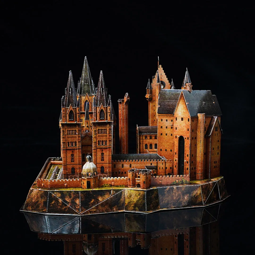 Magic Hogwarts Castle 3D Metal Model Kits