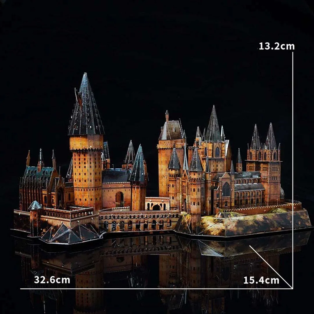 Magic Hogwarts Castle 3D Metal Model Kits