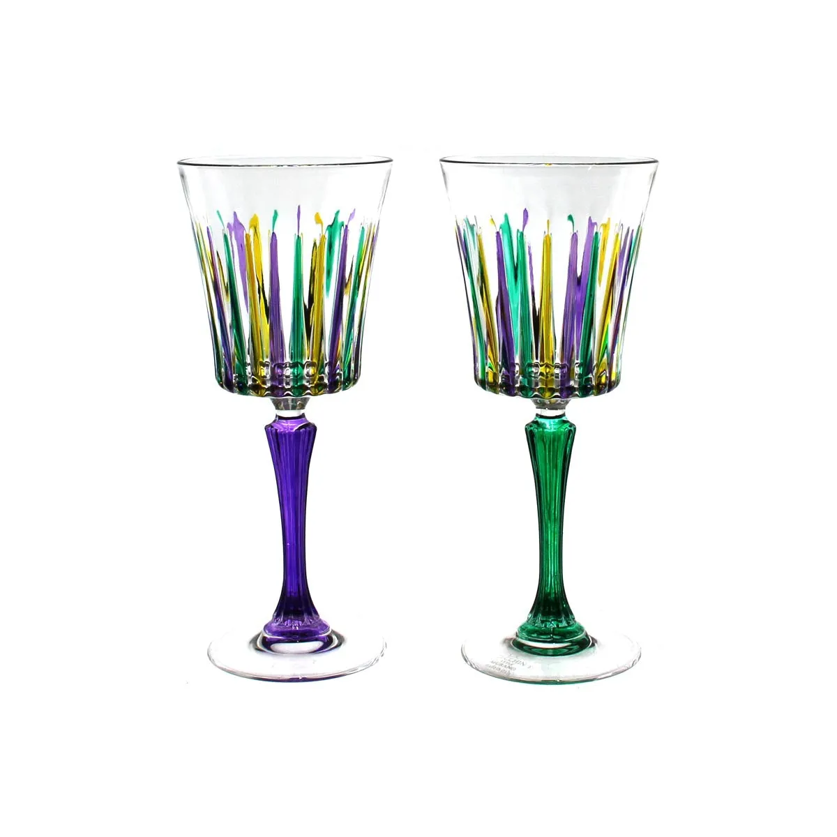 Mardi Gras Timeless Wine Glass Calice Liquore