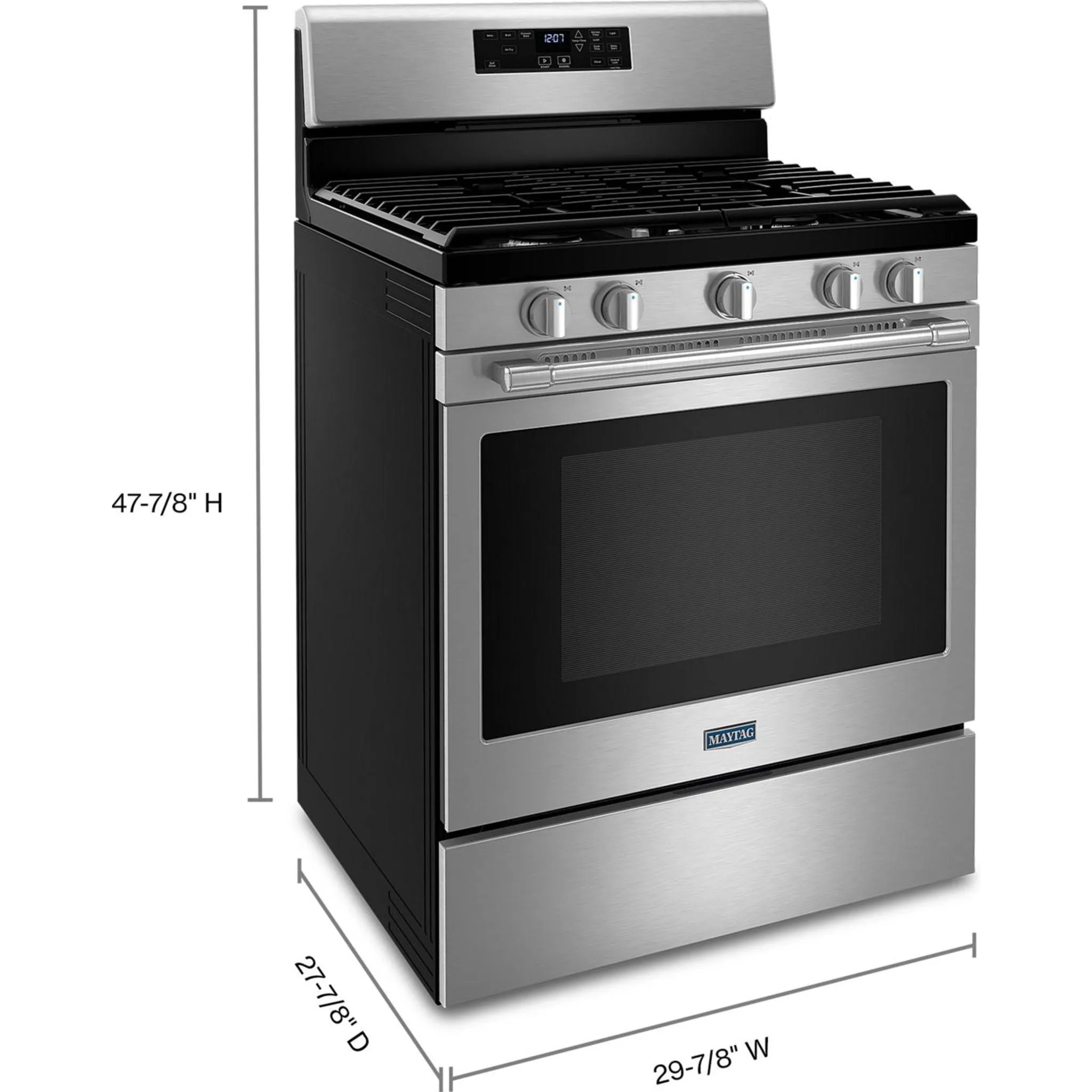 Maytag 30" Gas Range (MGR7700LZ) - Stainless Steel