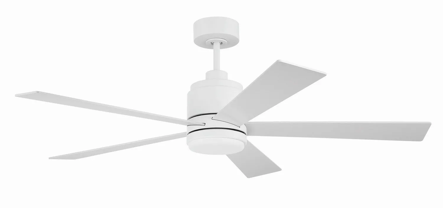 McCoy 5 Blade 52" Ceiling Fan in White