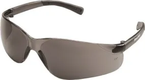 Mcr Bearkat Safety Glasses Frost Black Frame Gray Lens