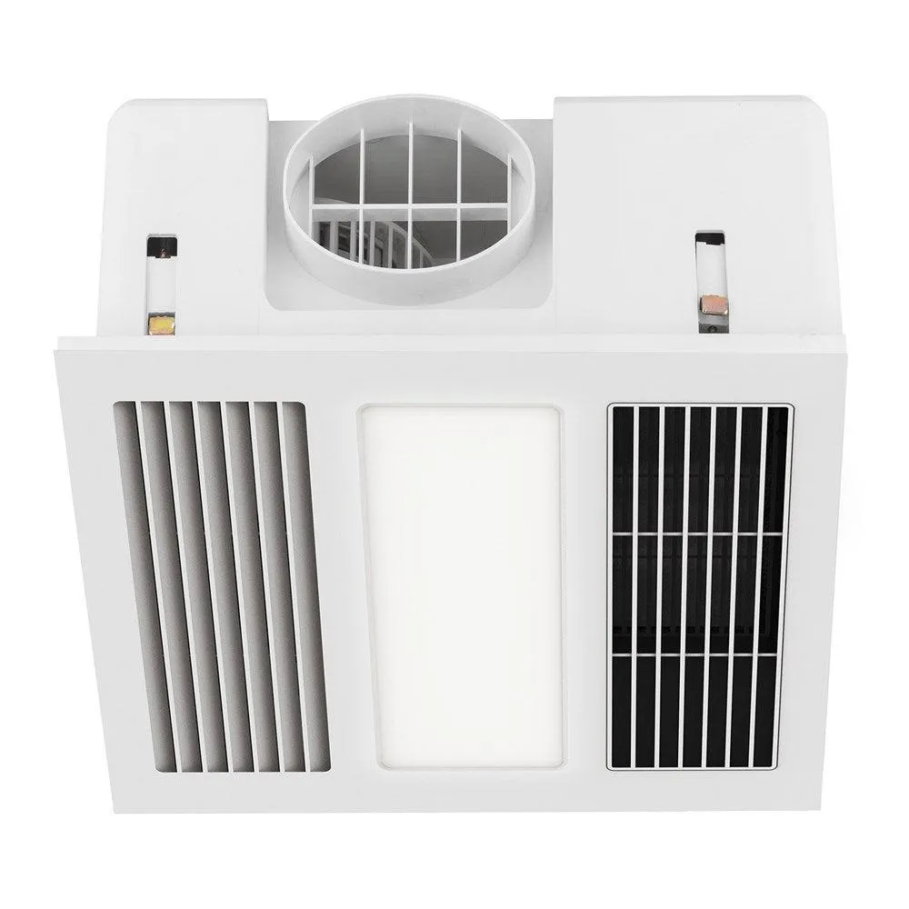 Mercury Lite 3-in-1 Bathroom Heater with Exhaust Fan and CCT LED Light in White