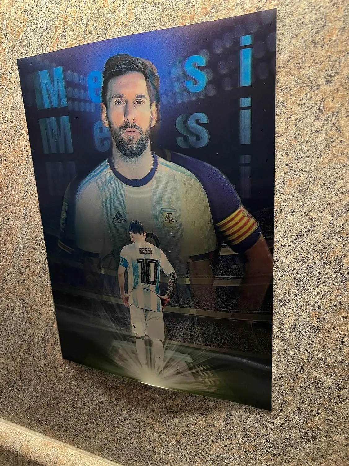 Messi 3D Poster