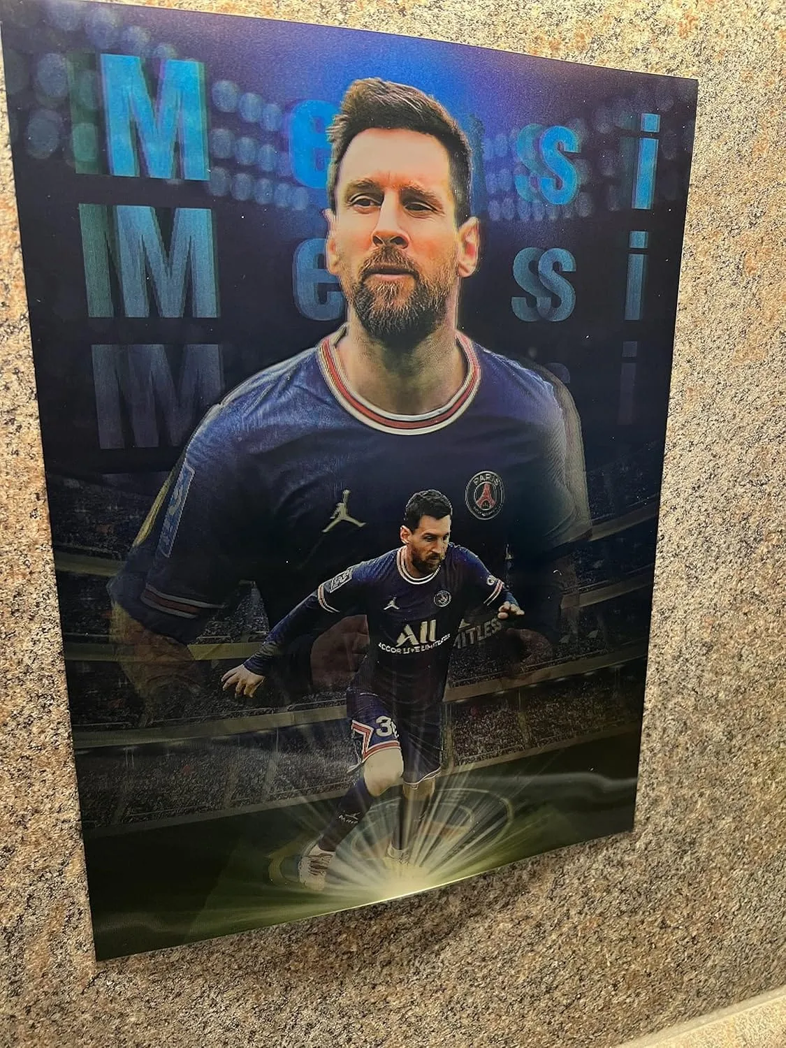 Messi 3D Poster