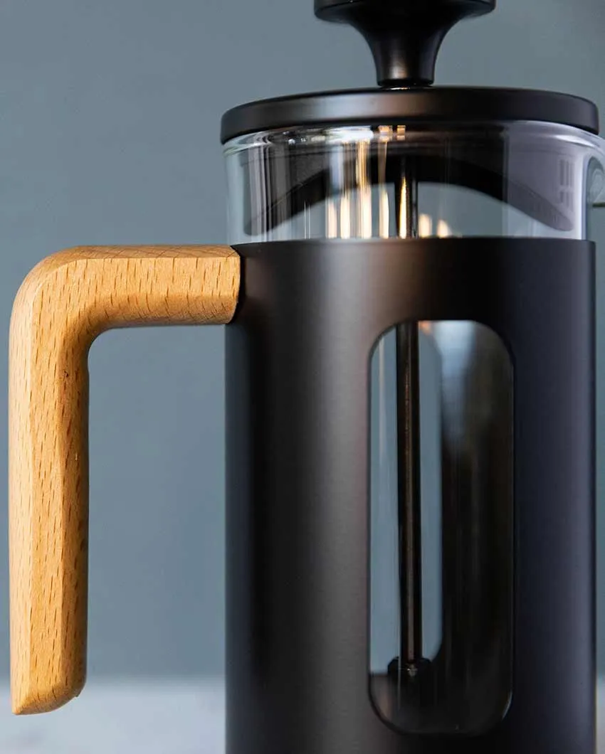 Modern Pisa Stainless Steel Cafetiere Cup | Black