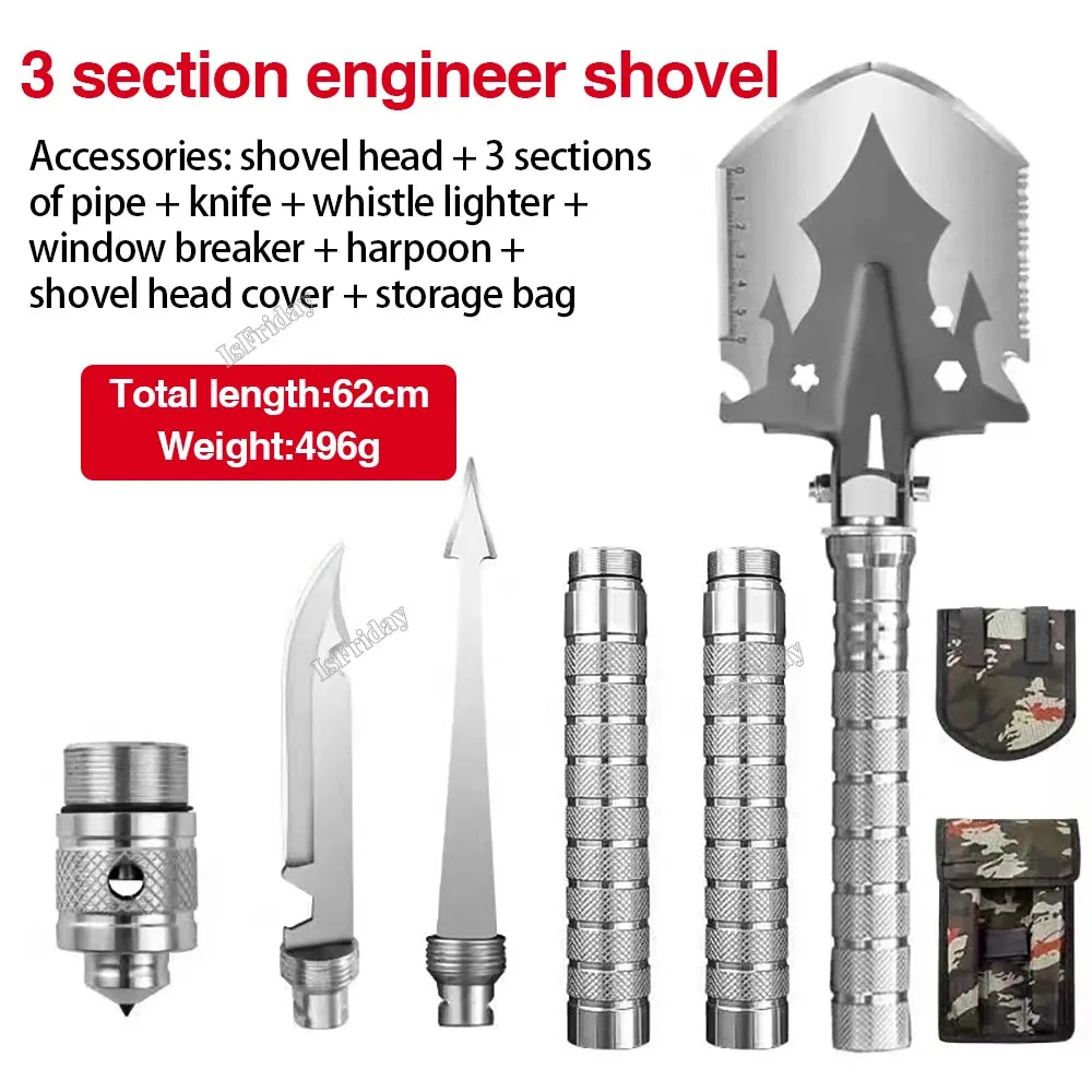 Multifunction Sectional Shovel