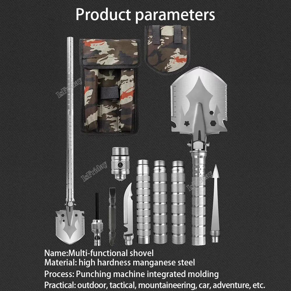 Multifunction Sectional Shovel