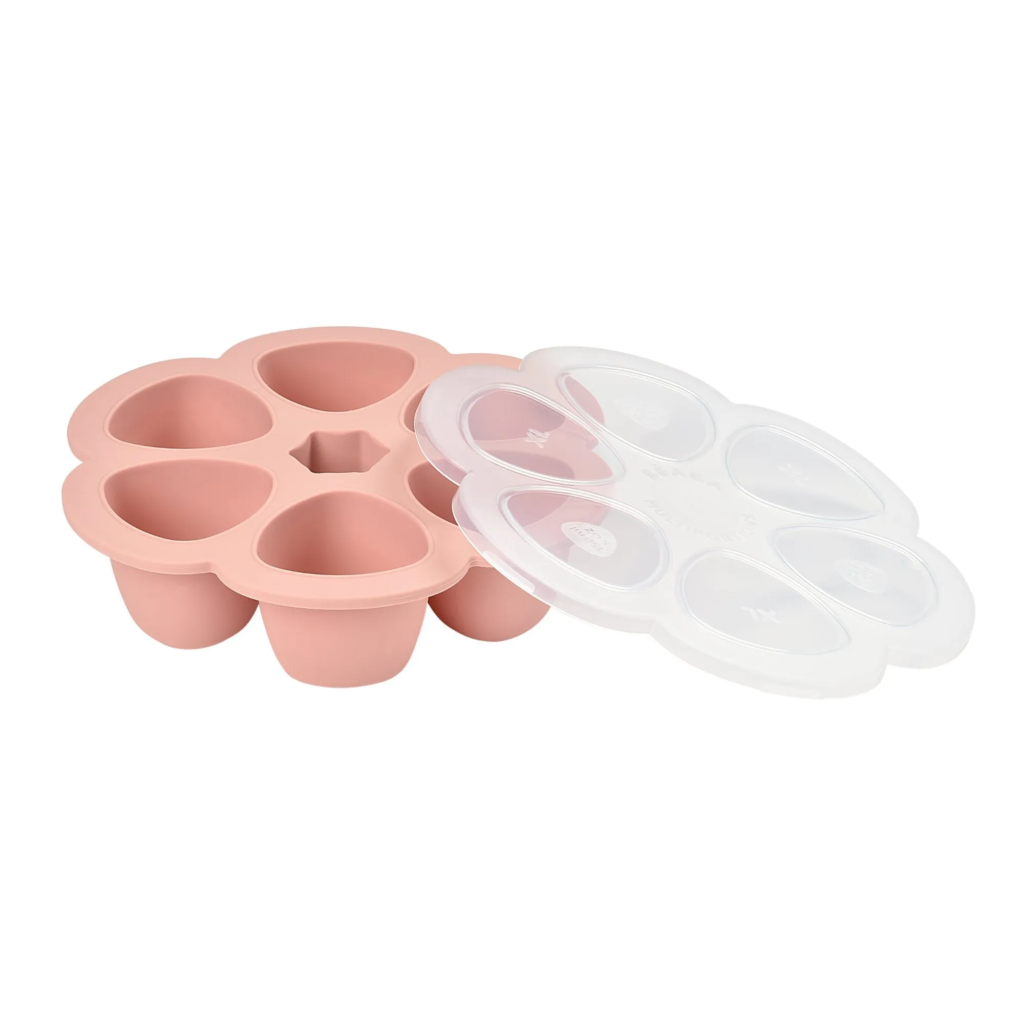 Multiportions Silicone Freezer Tray 6 X 150ml - Old Pink