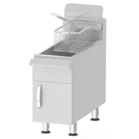 Nella 15 Lb. Commercial Countertop Natural Gas Fryer - 43086 - 26,500 BTU