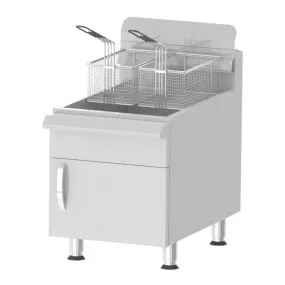 Nella 30 Lb. Commercial Countertop Natural Gas Fryer - 43088 - 53,000 BTU