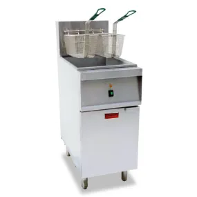 Nella 40 Lb. Electric Floor Deep Fryer - 47331 - 208V/3Ph