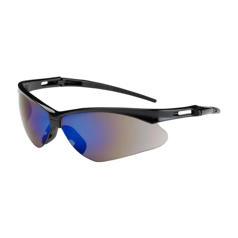 Nemesis Blue Mirror Lens Safety Glasses #14481