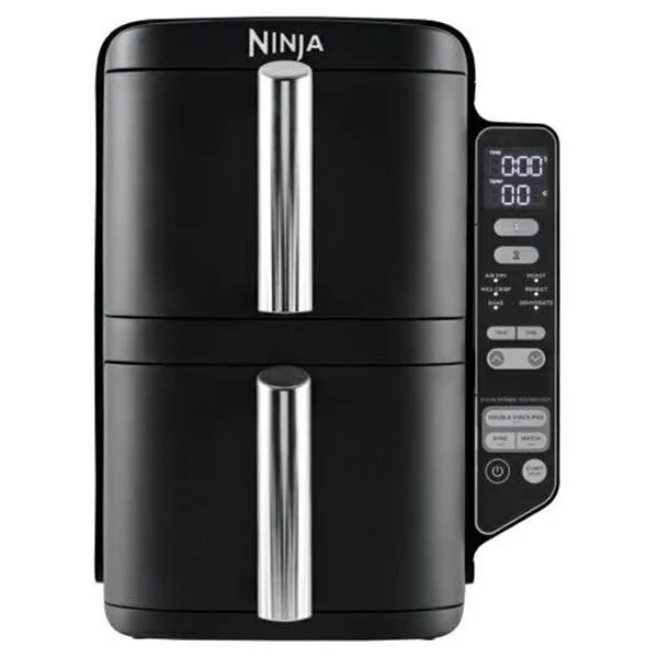 Ninja 7.6L Double Stack 2 Drawer Air Fryer - Black | SL300UK