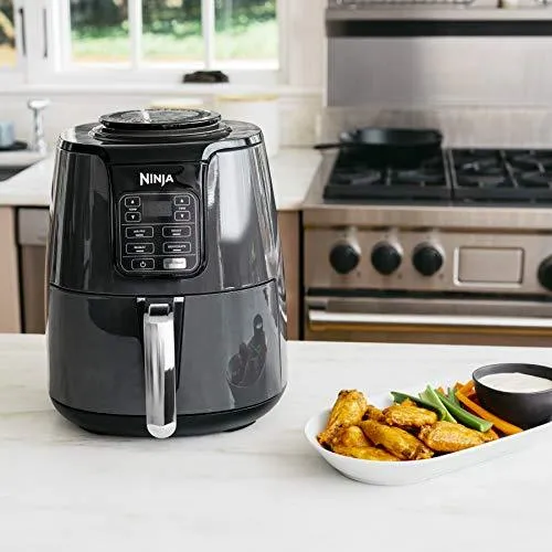 Ninja AF101 Air Fryer, 4 Qt, Black/gray