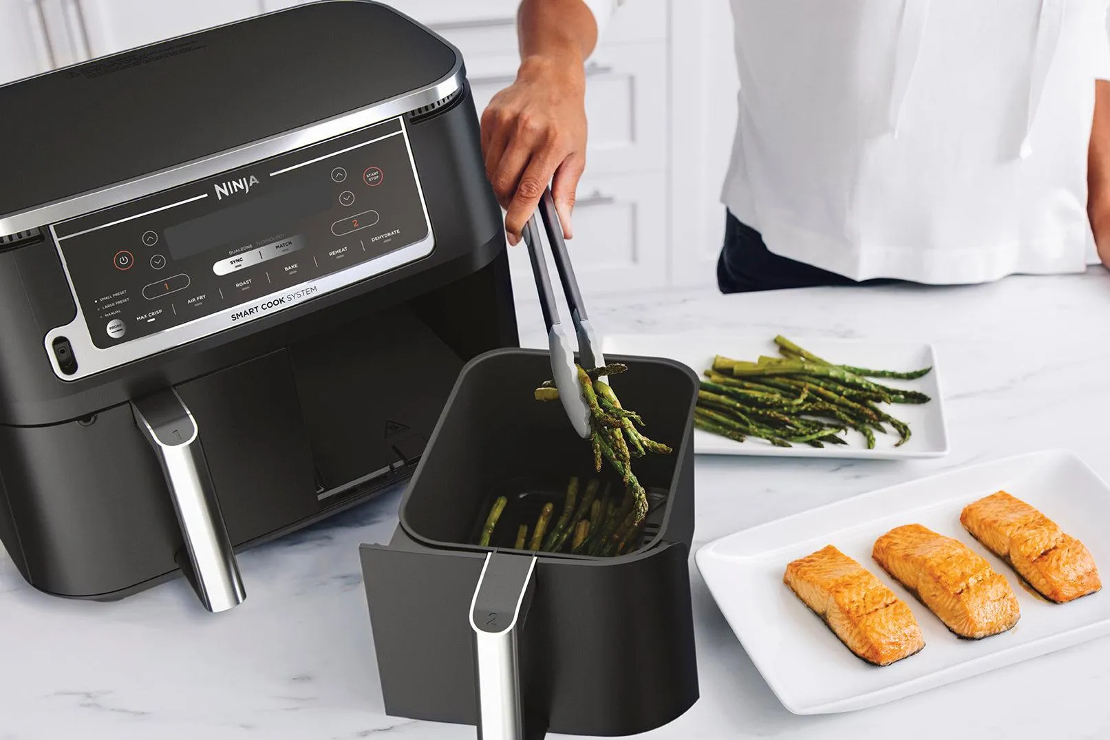 Ninja Foodi Max Dual Zone Air Fryer with Digital Probe | AF451UK