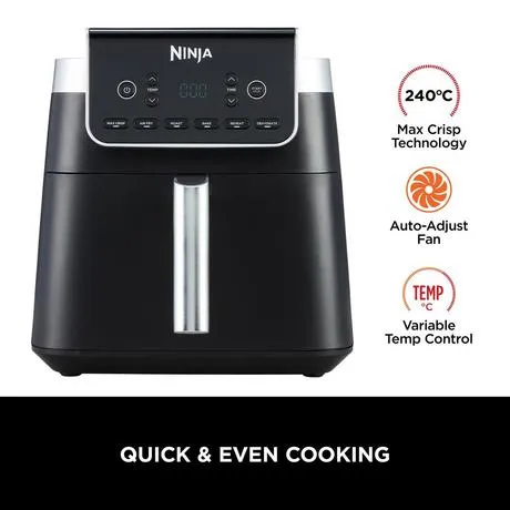 Ninja MAX PRO Air Fryer AF180UK 6.2L Black