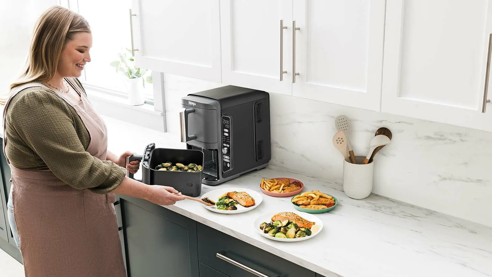 Ninja SL400UK Double Stack XL 2-Drawer Air Fryer 9.5L