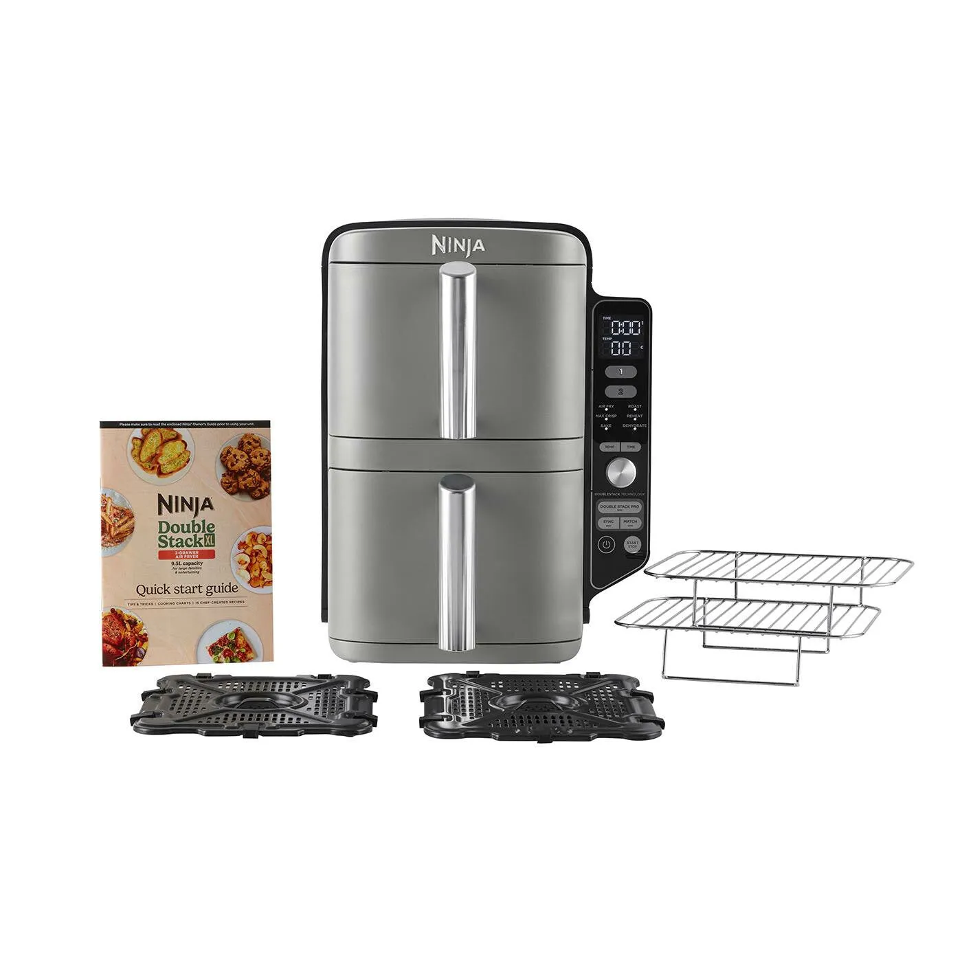 Ninja SL400UK Double Stack XL 2-Drawer Air Fryer 9.5L