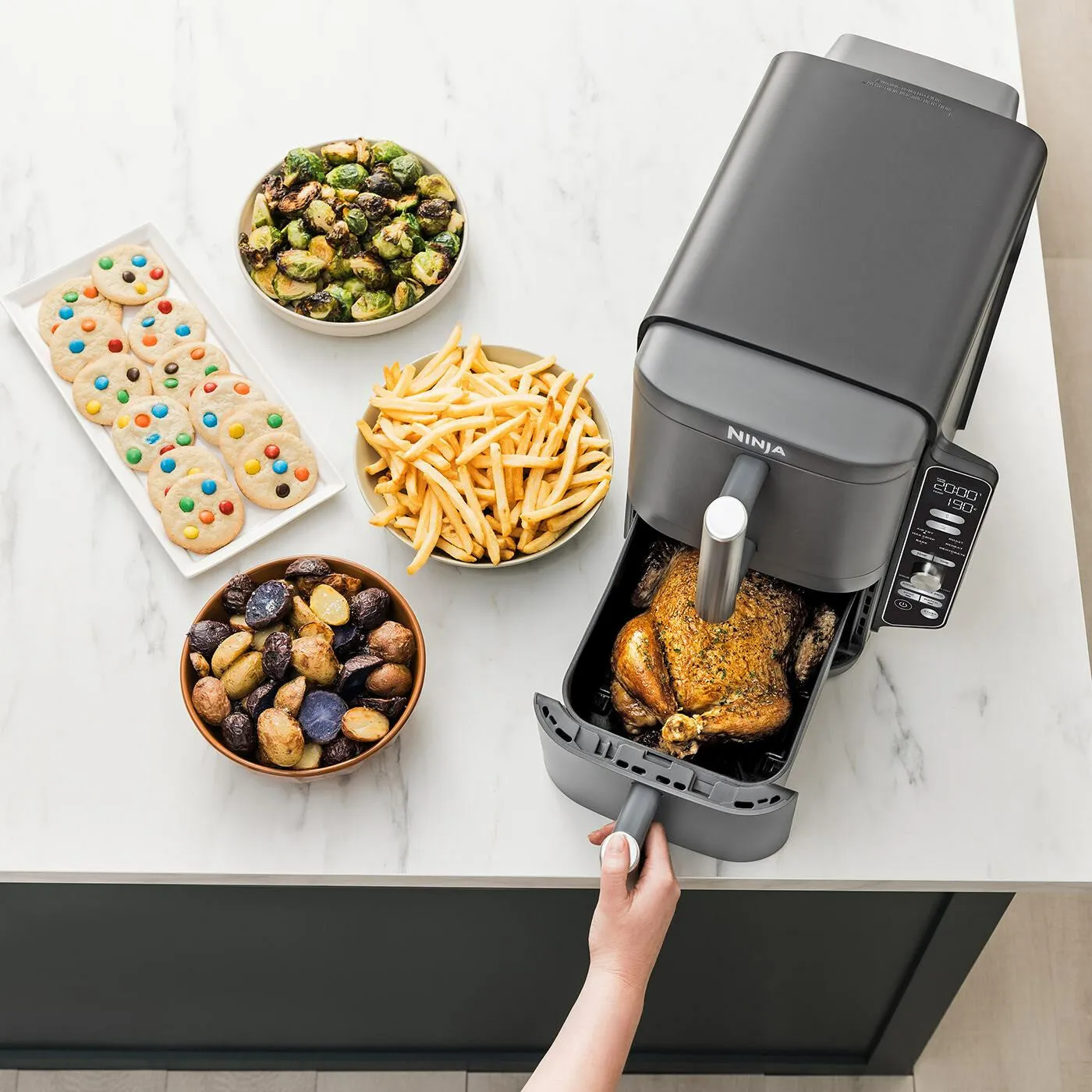 Ninja SL400UK Double Stack XL 2-Drawer Air Fryer 9.5L