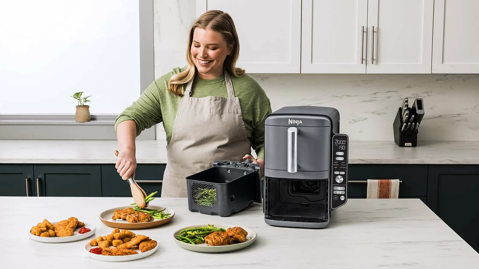 Ninja SL400UK Double Stack XL 2-Drawer Air Fryer 9.5L