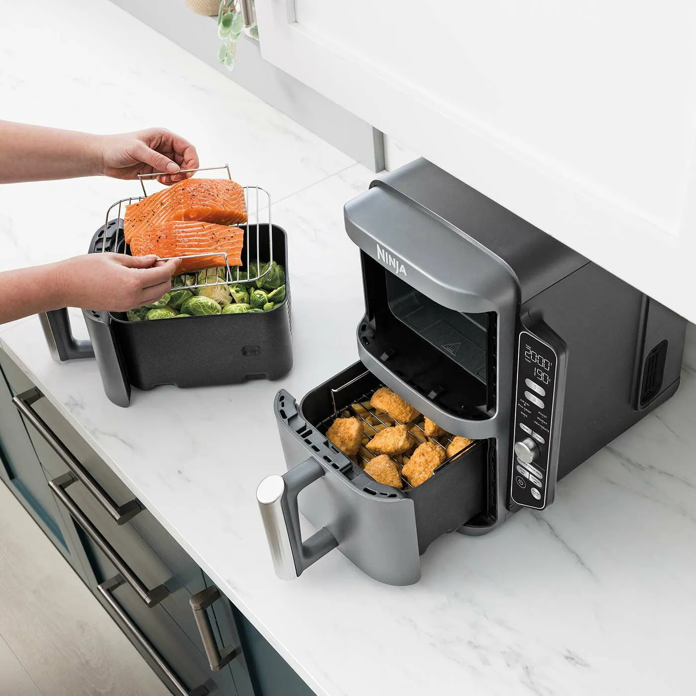 Ninja SL400UK Double Stack XL 2-Drawer Air Fryer 9.5L