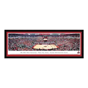 Ohio State Value City Arena Select Framed Panorama