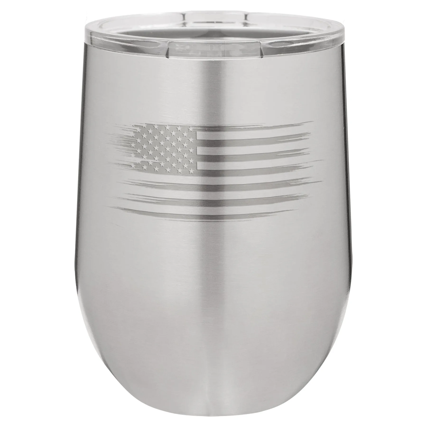 Old Glory 12 oz Wine Tumbler - Stainless