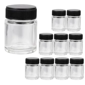 OPHIR  Airbrush Glass Bottles Crystal Clear Airbrush Spare Bottle for Temporary Tattoo Nail  Inks