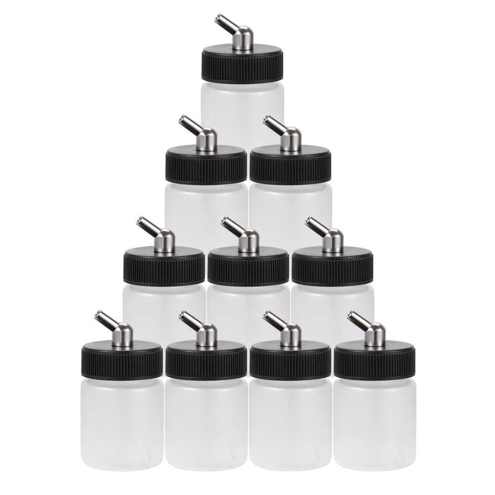 OPHIR Tattoo Airbrush Plastic Bottles for Single Action Airbrushing Paint Hobby Cake Decoration