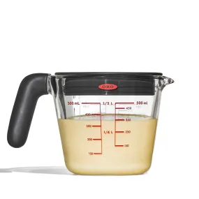 OXO Glass Measuring Cup with Lid - 2 cup