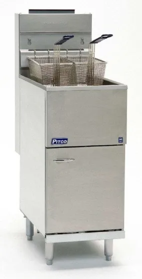 Pitco quality at value price, the model 40C  is a Free standing, stand-alone fryer with welded tank.