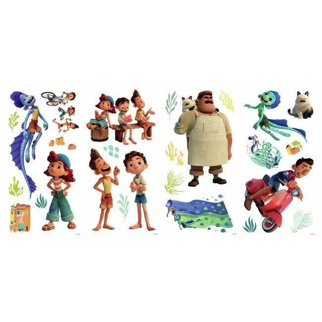 Pixar Luca Peel and Stick Wall Decals