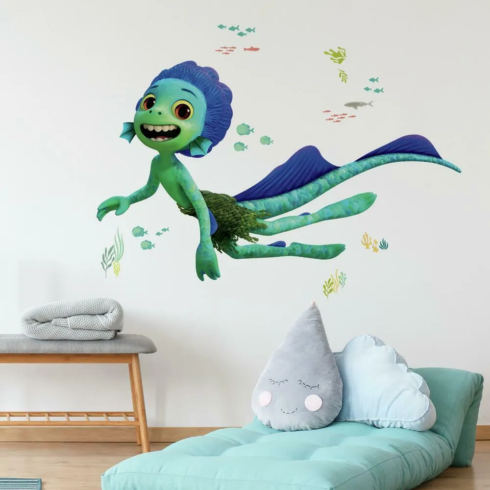 Pixar Luca Sea Monster Peel and Stick Giant Wall Decals