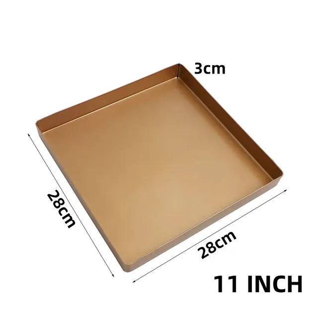 Pizza Square Baking Pan Nonstick Kitchen Accessories Cooking Oven Tray