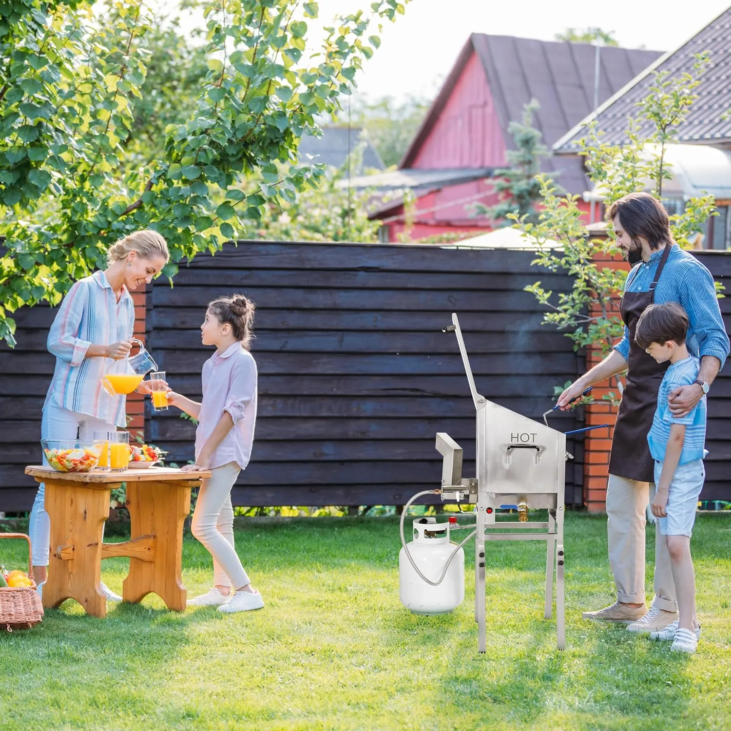 Propane Deep Fryer with 2 Baskets